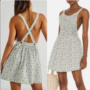 NWT FREE PEOPLE PETUNIA FLORAL MINI DRESS